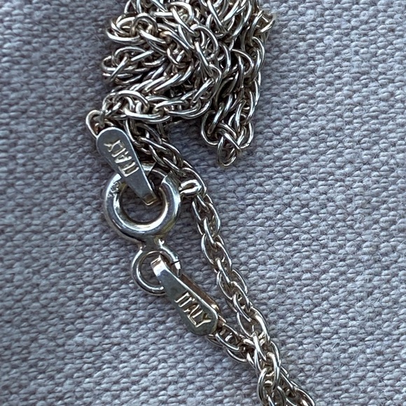 Sterling Amethyst and Ruby Pendant - Picture 5 of 14